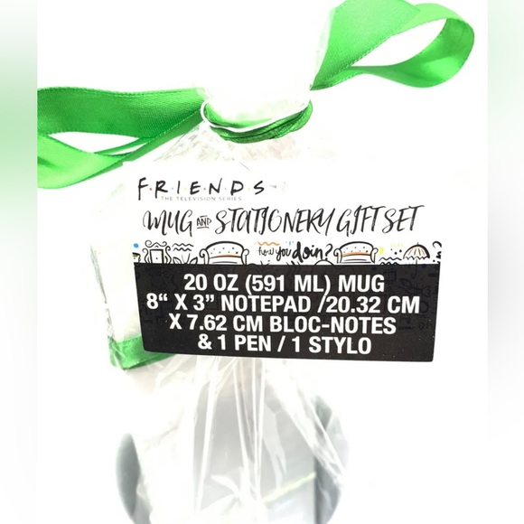 Friends Show Mug And Stationary Gift Set Central Perk Nip New Bnip Notepad Pen - Picture 2 of 2